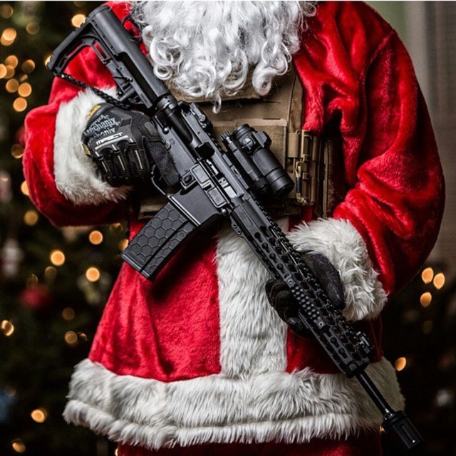 Armed Santa Claus