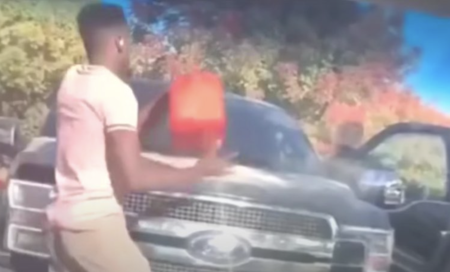 Prankster Gets Instant Karma For Pour Gasoline On CCW Holder’s Truck [WATCH]